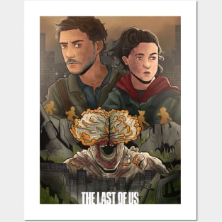 Joel and Ellie Posters and Art